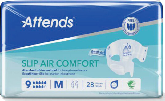 Attends Slip Air Comfort 9 Medium 28 stk.
