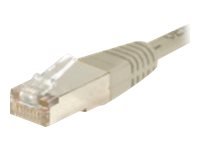 Exertis - Koblingskabel - Rj-45 (Hann) Til Rj-45 (Hann) - 5 M - Foliebelagt Uskjermet Tvinnet Kabelpar (F/Utp) - Cat 6 - Formstøpt - Grå