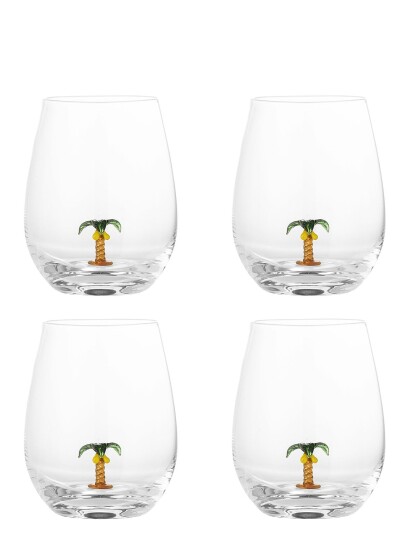 Bloomingville Misa Drinking Glass 4-Pack - Nude - 56 CL