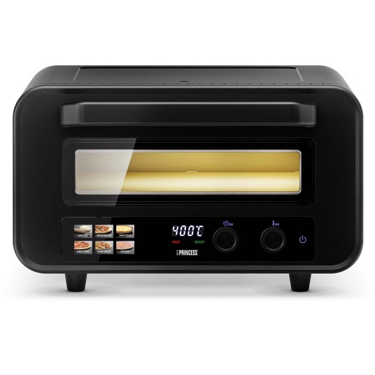 Princess Pro Max Pizzaovn 2100W med pizzastein maks 400°C Princess Pro Max Pizzaovn 2100W med pizzastein maks 400°C