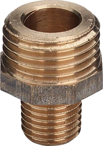 1" x 3/4" gjengede nippel for adapter i metall