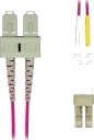 ProXtend - Patchkabel - LC/UPC multimodus (hann) til SC/UPC multimodus (hann) - 5 m. - 2 mm - fiberoptikk - dupleks - 125 my - OM4 - halogenfri - fiolett ProXtend - Patchkabel - LC/UPC multimodus (hann) til SC/UPC multimodus (hann) - 5 m. - 2 mm - fiberoptikk - dupleks - 125 my - OM4 - halogenfri - fiolett