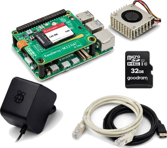 Raspberry Pi 5 startsett 8 GB RAM 256GB SSD og offisielt tilbehør Raspberry Pi 5 startsett 8 GB RAM 256GB SSD og offisielt tilbehør