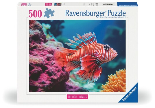Puslespill 500 RĂžd Dragefisk Ravensburger Puslespill 500 RĂžd Dragefisk Ravensburger