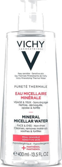 Vichy Pureté Thermale Mineral Micellar Water Face Cleanser 400 ml Vichy Pureté Thermale Mineral Micellar Water Face Cleanser 400 ml