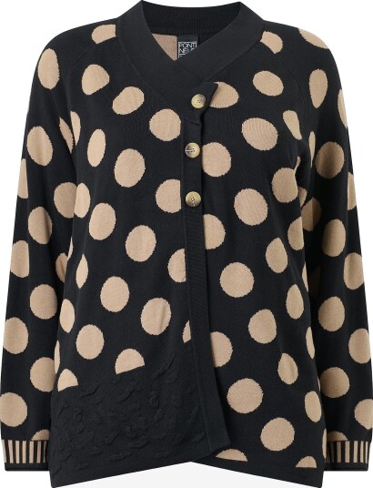Pont Neuf Cardigan Knit Cardigan Svart