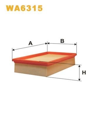 Luftfilter WIX FILTERS WA6315 Luftfilter WIX FILTERS WA6315