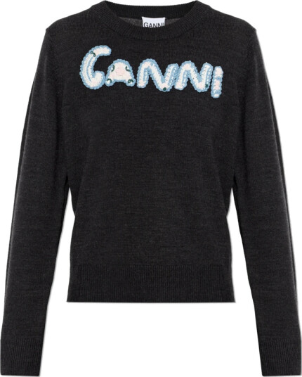 Ganni Dame Strikkevarer Svart M,
