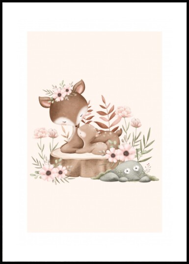 Sweet Deer Family Plakat / 100x150