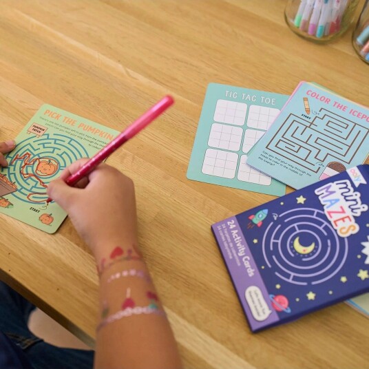 Ooly 24 Activity Cards Mini Mazes Multi/Patterned One Size
