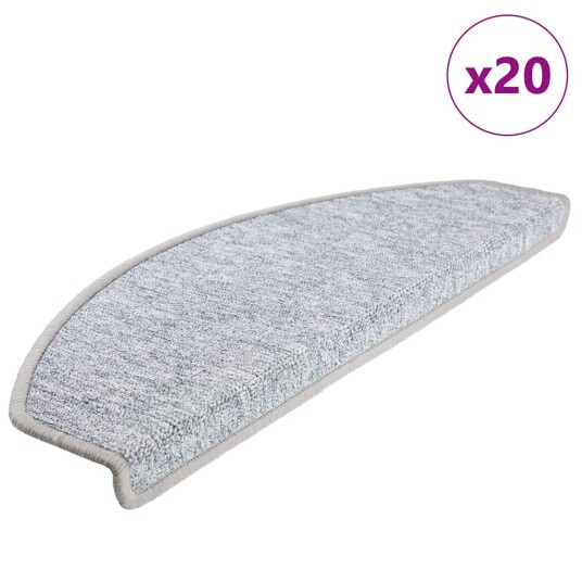  Trappematter 20 stk lysegrå 65x24x4 cm 8721288459114