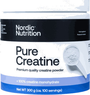 Nordic nutrition Pure Creatine 300 g, kosttilskudd Natural 300g