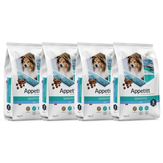 Appetitt Kit App Sens Fish Små Pel 4X3Kg
