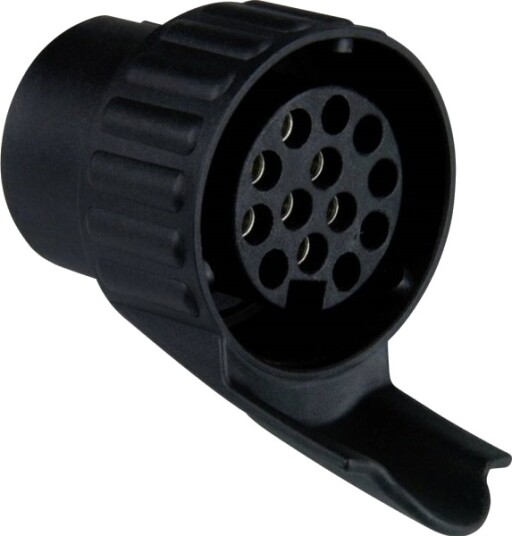 Iwh Tilhengeradapter [Kontakt 13 Pins   Stikkontakt 7 Pins] Plast 010212