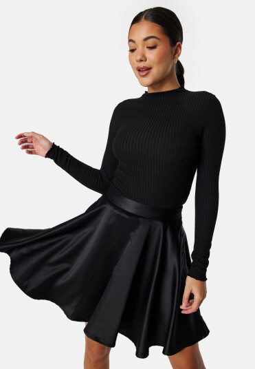 ONLY Onlemma L/S High Neck Top Noos Jrs Black M ONLY Onlemma L/S High Neck Top Noos Jrs Black M