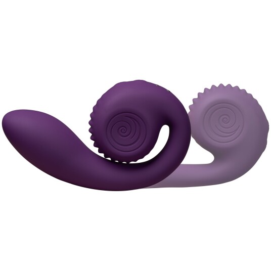 Snail Vibe Gizi Oppladbar Dual Vibrator - Purple Snail Vibe Gizi Oppladbar Dual Vibrator - Purple