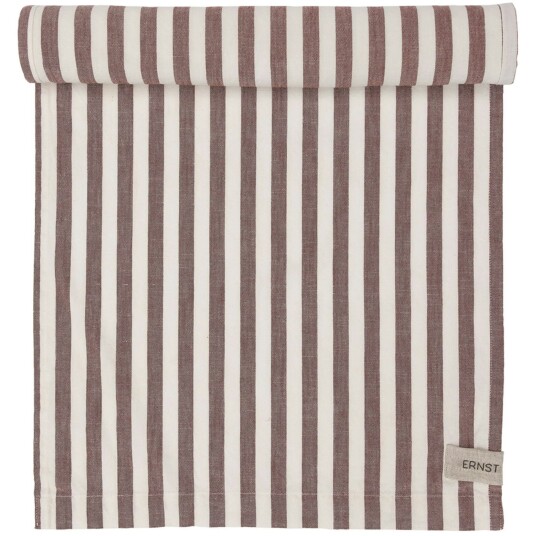 Ernst Bordløper Brede Striper 45x150 cm Rød / Hvit Ernst Bordløper Brede Striper 45x150 cm Rød / Hvit