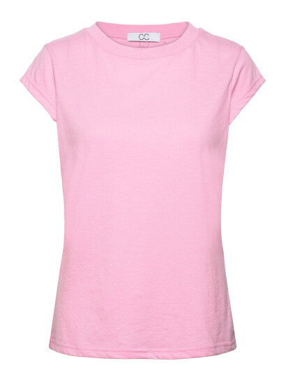 Coster Copenhagen Cc Heart Basic Round Neck T Shirt   Pink   XL
