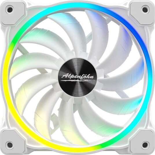 Alpenföhn Wing Boost 3 ARGB PC-vifte 120mm Hvit