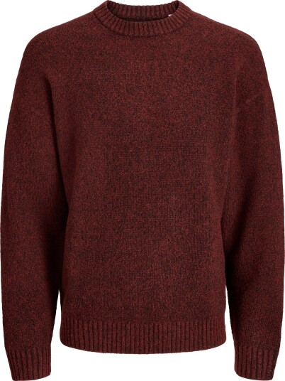 Jack & Jones Jjesoho Ollie Knit Crew Neck Sn Burgundy L