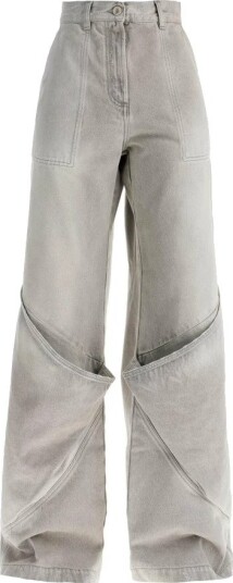 The Attico Dame Jeans Grå W28, The Attico Dame Jeans Grå W28,