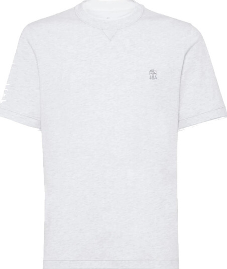 Brunello Cucinelli Herre Topper Hvit L,