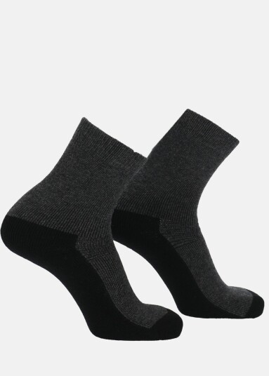 Tuxer Vemdalen Wool Sock 2 P Charcoal 41 45 Treningstilbehør