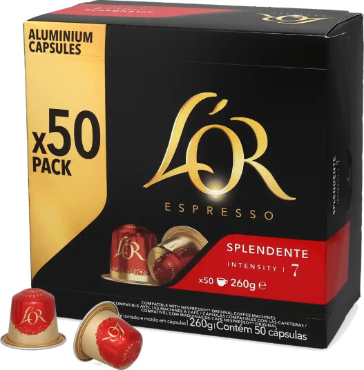 L"OR | Splendente 50 kapsler til Nespresso®