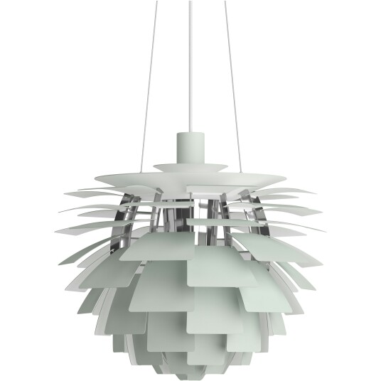 Louis Poulsen PH Artichoke Ø48cm Dusty green / krom Louis Poulsen PH Artichoke Ø48cm Dusty green / krom