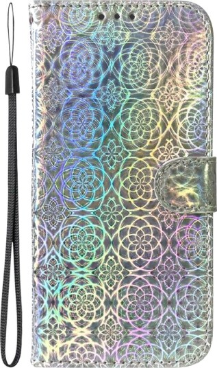 Trolsk Lommebokdeksel Blomst Skimrende (iPhone 15 Pro)