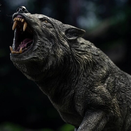 Wonders of the Wild Series  Dire Wolf Statue