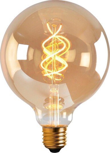 Globen Lighting   Lyspære LED Soft Filament Dimbar Gull 100 mm   Gull