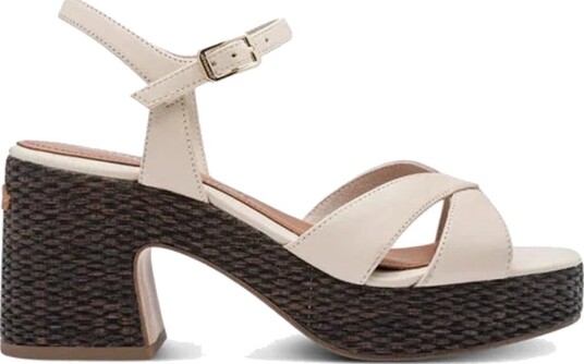 Tamaris Dame Sko Beige 39 EU,