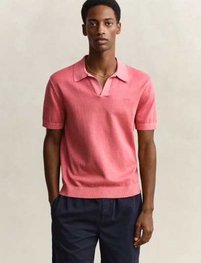 GANT Sunfaded Ss Polo Pink M GANT Sunfaded Ss Polo Pink M