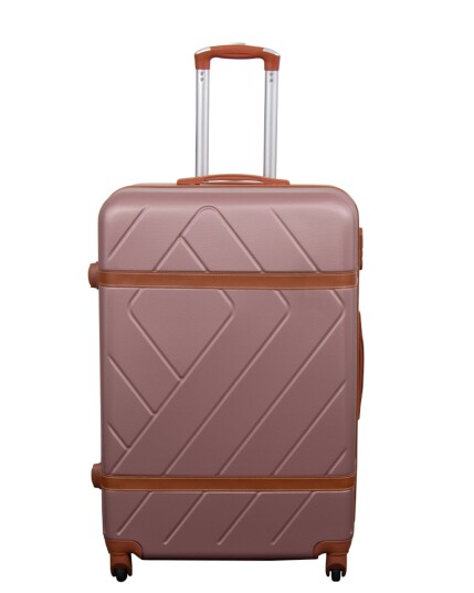 Stor koffert - Retro rosa - Hardcase koffert - Smart reisekoffert