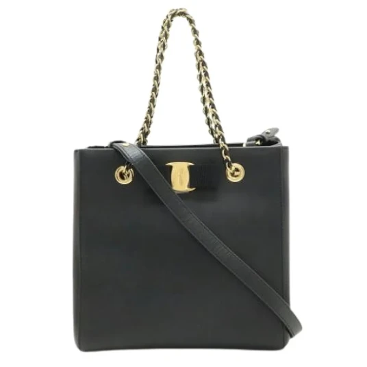 Salvatore Ferragamo Dame Svart