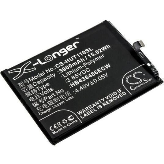 Huawei P20 Pro batteri (3250 mAh 3.85 V, Sort) Huawei P20 Pro batteri (3250 mAh 3.85 V, Sort)