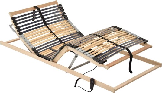 vidaXL Elektrisk lamellbunn med 42 lameller 7 soner 80x200 cm