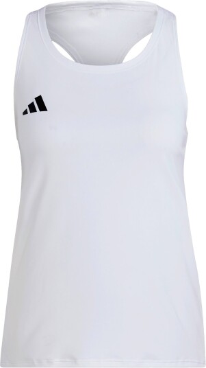 Adidas Adizero Essentials Running Singlet Dame White M