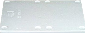 Låg 60X40x2.5 Cm Eps Hvid Til Hvide Termokasser 25/40/50 Ltr. Eps 40 Stk./Karton