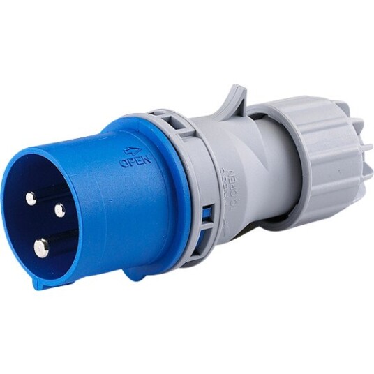 Namron Støpsel 16A 2P+J 230V 6H IP44. 216 6