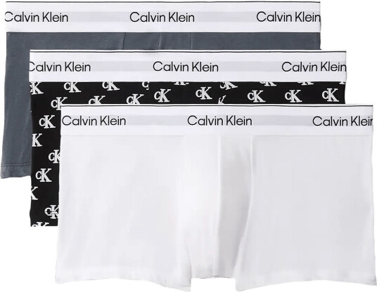 Calvin Klein Low Rise Trunk 3Pk White L