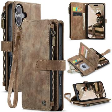 Caseme iPhone 17 C30 Multifunksjonell Lommebok deksel   Brun