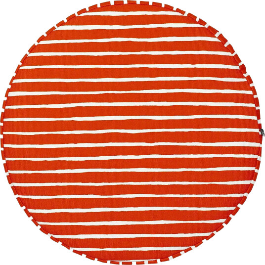 Marimekko Home Piccolo Round Seat Pad Red ONE SIZE