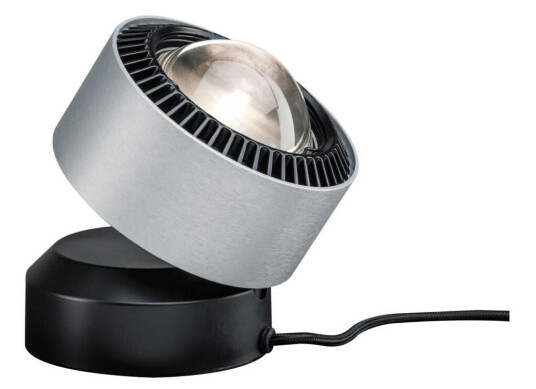 Aldan bordlampe 3,5W 2700 kelvin - Dimbar - Svart / Børstet aluminium Aldan bordlampe 3,5W 2700 kelvin - Dimbar - Svart / Børstet aluminium