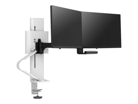 Ergotron TRACE monteringssett - Patented Constant Force Technology - for 2 LCD-skjermer - hvit Ergotron TRACE monteringssett - Patented Constant Force Technology - for 2 LCD-skjermer - hvit