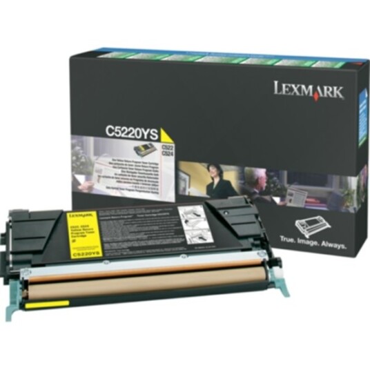 Lexmark C5220YS Tonerkassett gul 3.000 sider return