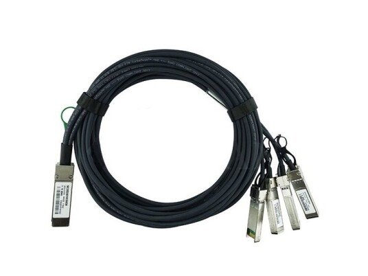 Blueoptics Qfx-Qsfp-Dacbo-1M-Bl 1 M Qsfp 4Xsfp+ Hankjønn/Hankjønn