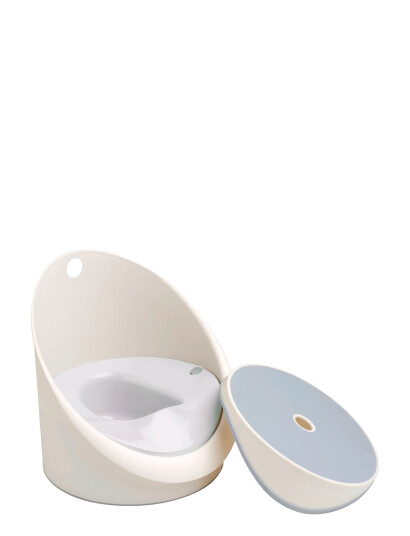 Mininor Potty & Step Stool - White - 0 M Mininor Potty & Step Stool - White - 0 M