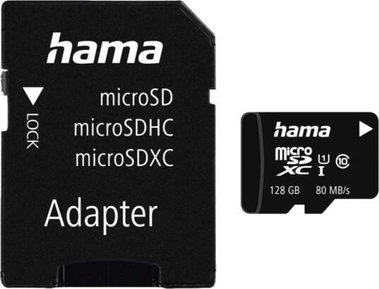 HAMA MICROSDXC 128 GB C10 UHS-I 80 MB/S